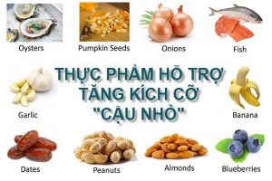 Những thực phẩm giúp tăng kích thước cậu nhỏ