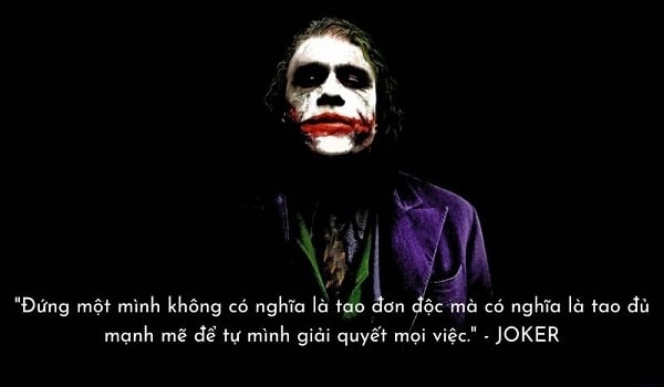 những câu nói hay của Joker