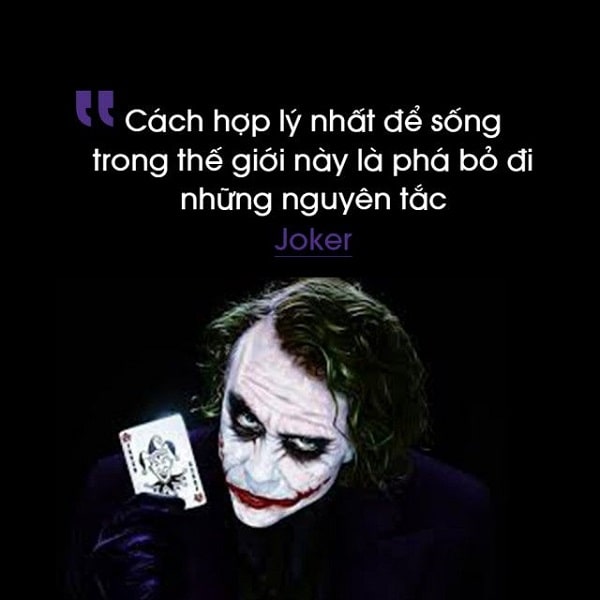 những câu nói hay của Joker