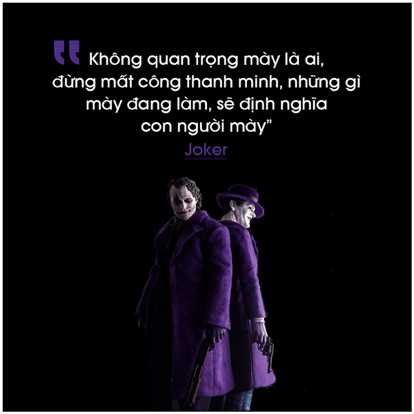 những câu nói hay của Joker