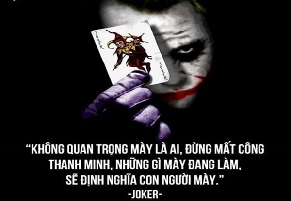 những câu nói hay của Joker