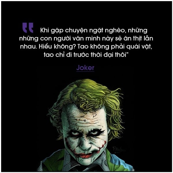 những câu nói hay của Joker