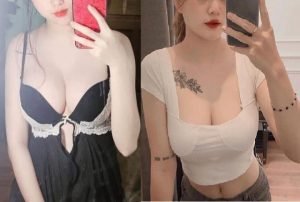 ảnh chụp trước gương che mặt nữ