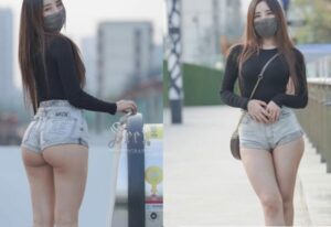gái xinh ăn mặc hở hang ra đường