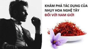 tác dụng của nhụy hoa nghệ tây với đàn ông
